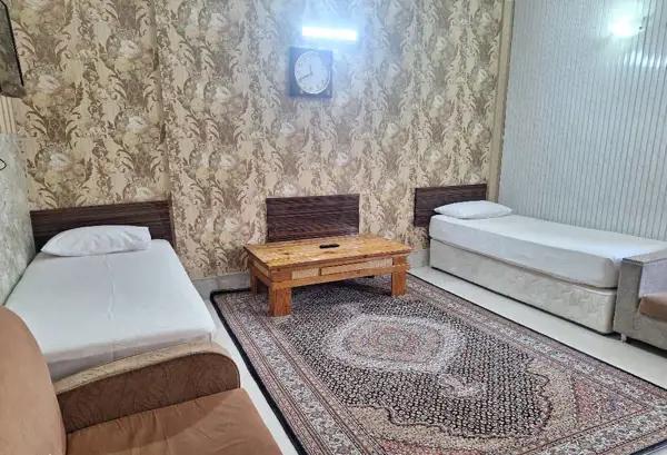 اتاق دلباز در هتل شهریار مشهد