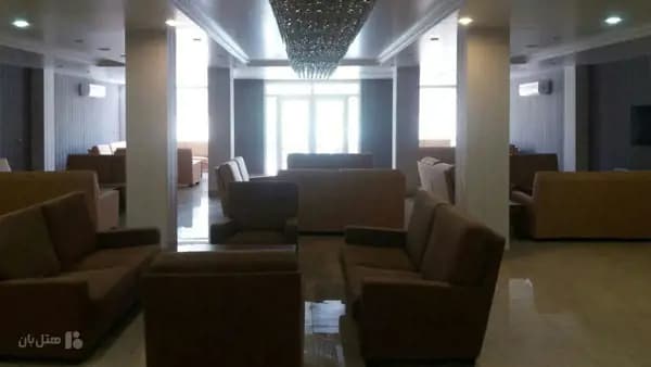 Seating area in Hezar Hotel Kerman lobby