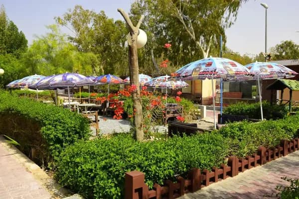 محیط باز هتل فانوس کیش