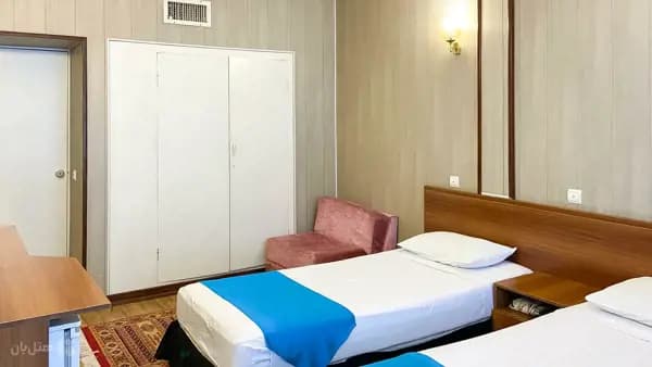 فضای داخلی اتاق‌ها در هتل پارک اصفهان