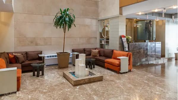 Lobby of Saina Hotel Tehran