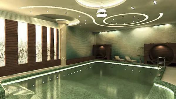 استخر در هتل ملل قم