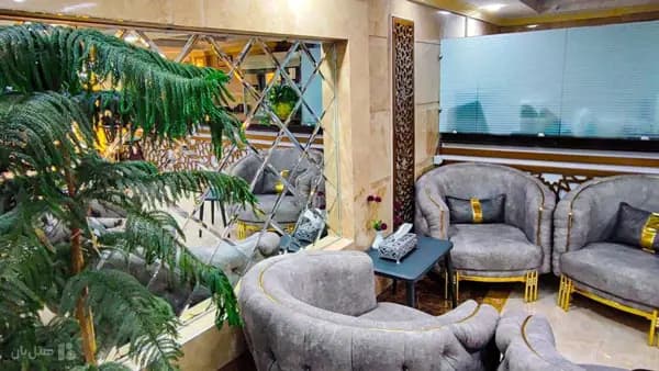 طراحی داخلی لابی هتل بارمانی خرمشهر