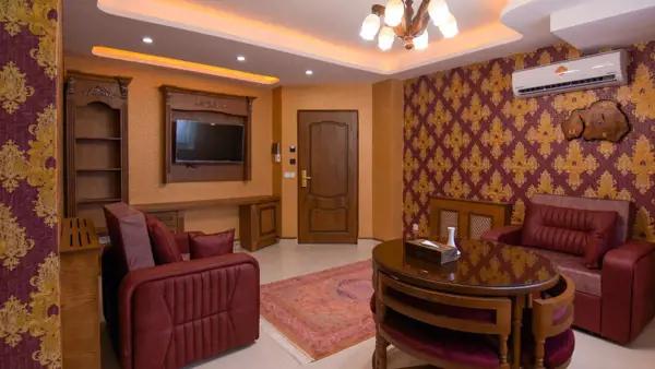 فضای داخلی سوئیت 1 در خانه مسافر ملل رامسر