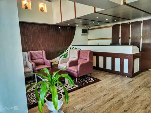 Interior design of Sama 1 Hotel Qeshm lobby