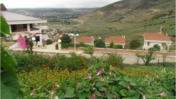 نمای بیرونی متل باران سبز کلاردشت