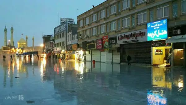نمای بیرونی هتل کریمه قم