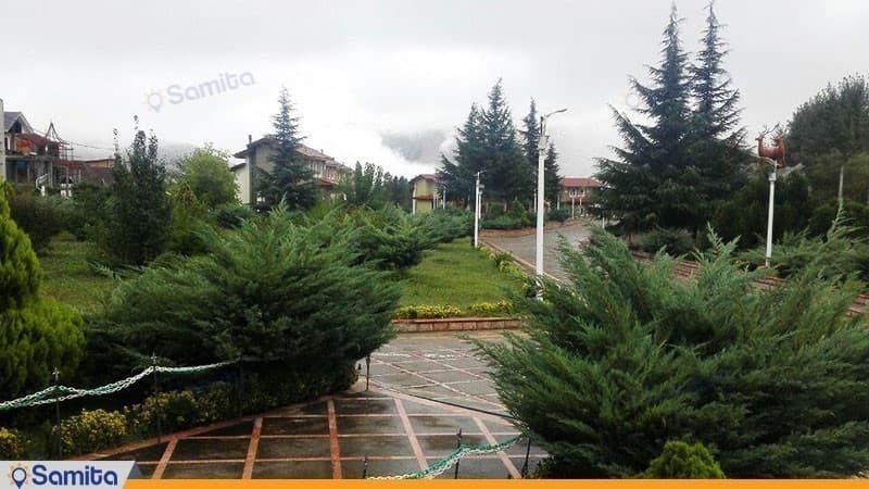 محوطه هتل پارسیان کلاردشت