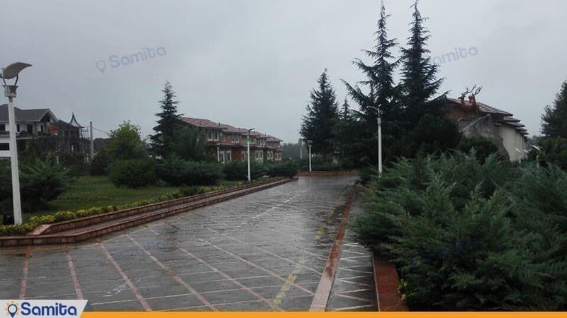 محوطه هتل پارسیان کلاردشت