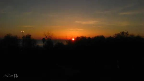 تصویر غروب در هتل آپادانا رودسر نمای غروب از هتل آپادانا رودسر