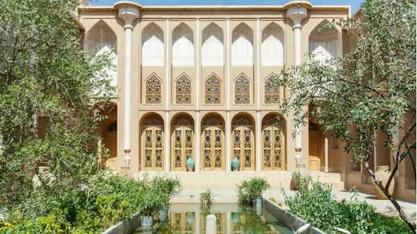 تصویر فضای داخلی دوم اقامتگاه بومگردی خانه سه نیک یزد فضای داخلی دوم اقامتگاه بومگردی خانه سه نیک یزد