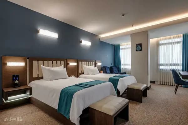 تصویر اتاق دو تخته تویین هتل رویال تهران اتاق دو تخته تویین در هتل رویال تهران