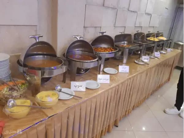 تصویر رستوران هتل آپارتمان مرمر مشهد رستوران شیک هتل آپارتمان مرمر مشهد