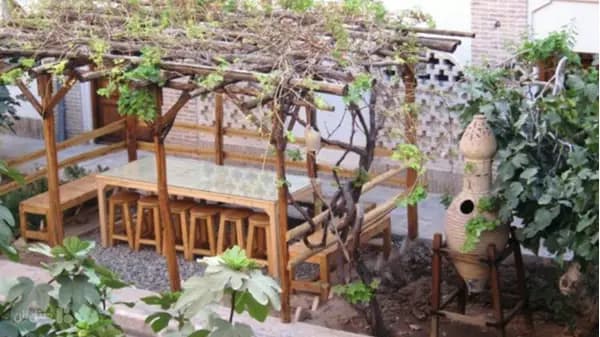 تصویر فضای داخلی زیبا و سنتی خانه ایرانی کاشان فضای داخلی زیبا و سنتی خانه ایرانی کاشان