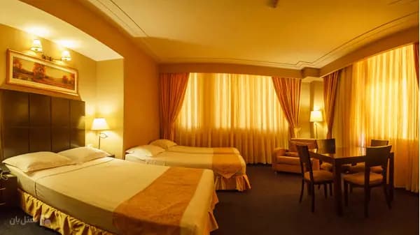 تصویر سوئیت یک خوابه دو تخته هتل جواد مشهد سوئیت یک خوابه دو تخته در هتل جواد مشهد