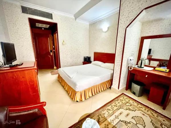 تصویر اتاق مدرن هتل هلیا مشهد اتاق با دکوراسیون مدرن در هتل هلیا مشهد